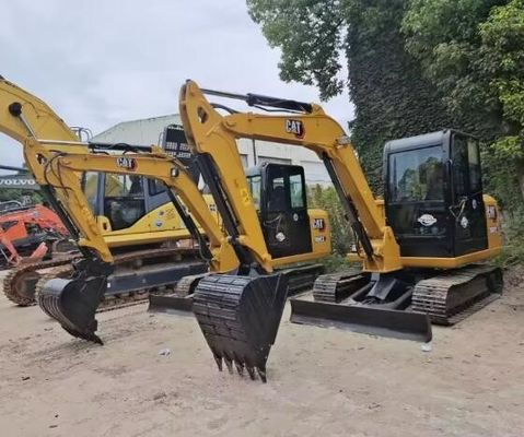 Graafmachine Caterpillar CAT306E2 met 0,31 emmercapaciteit en 6800 kg machinegewicht