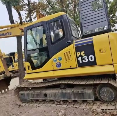 Japan Mini Graafmachine Komatsu PC130-7Gebruikte Komatsu Track Digger PC130 4D95LE-3 Motor