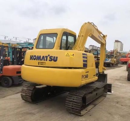 Oorspronkelijke hydraulische pomp Komatsu PC60-7 Crawler Excavator 6 ton Kleine graafmachine