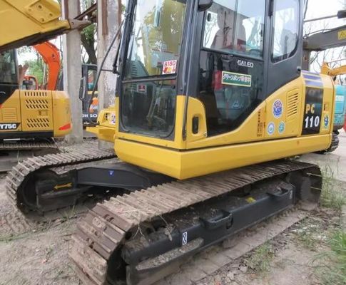 Oorspronkelijke Hydraulische Valve Tweedehands KOMATSU PC110 Crawler Excavator 65KW tegen betaalbare prijs
