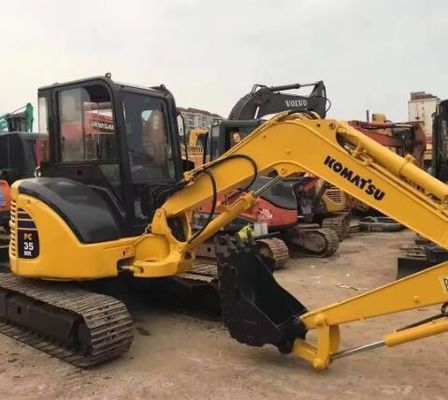 3500 kg Gewicht van de machine Gebruikte Komatsu PC35MR PC40 PC55 PC56 Mini graafmachines uit Japan