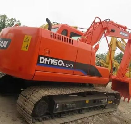 Tweedehands doosan dh150lc-7 graafmachine dh150LC-7 wielen graafmachines in goede staat