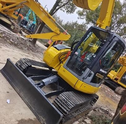 Gebruikte Komatsu PC78US graafmachine met 0.34CBM emmercapaciteit en originele hydraulische pomp