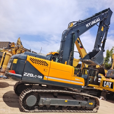 Hyundai 220LC Middelgrote tweedehands graafmachine met een hoge bedrijfsdoeltreffendheid in Korea
