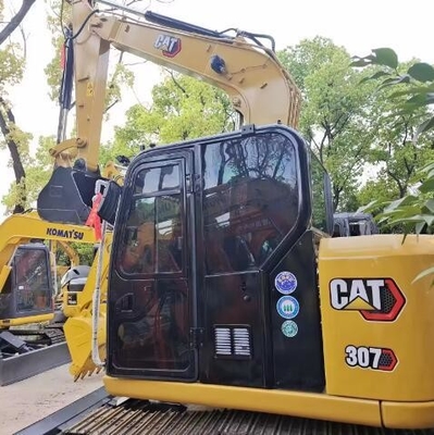 CAT 307D 307D2 307E Graafmachine met originele hydraulische pomp en klep in goede staat