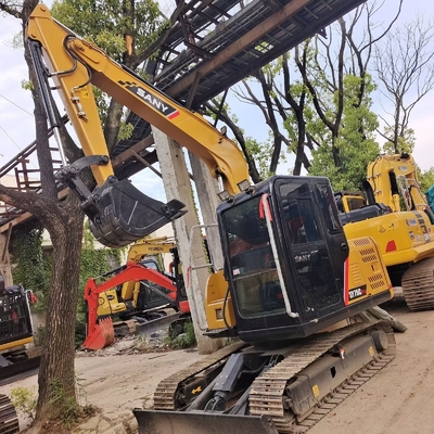 Tweedehands Sany SY75C 7 ton graafmachine in goede staat voor constructie