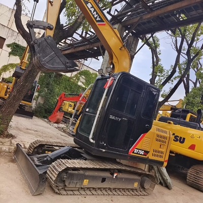 Gebruikte Sany sy75c graafmachine in goede staat 7.5 ton graafmachine voor bouwprojecten