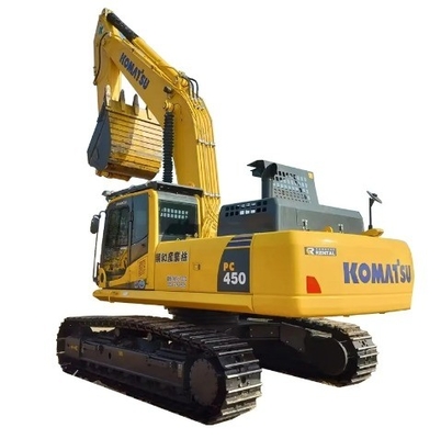 Oorspronkelijke motor Komatsu PC450 Gebruikte graafmachine met 2.1 emmercapaciteit 230 werkuren