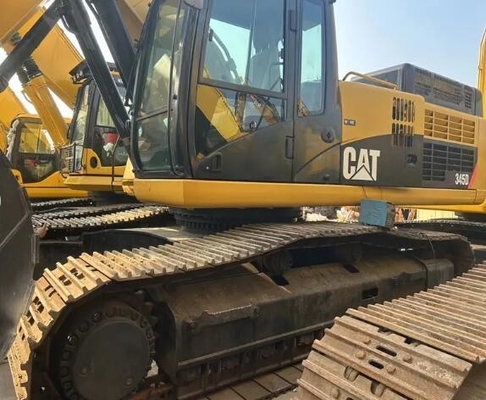 Oorspronkelijke motor CAT 345D graafmachine Gebruikte 45 ton grote hydraulische graafmachine met C13