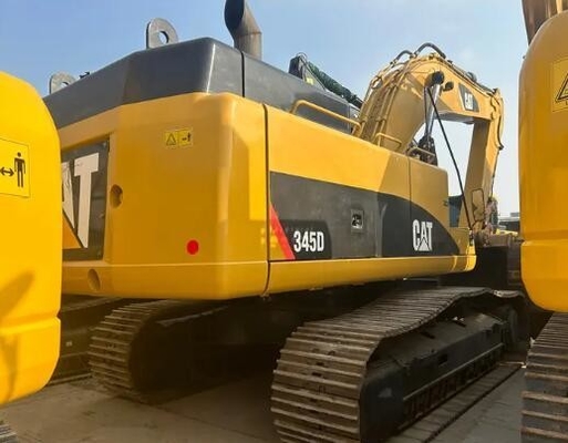 CAT 345D Graafmachine Rotvis Gebruikte 45 ton Grote Hydraulische Crawler Digger met C13-motor