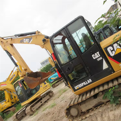 Gebruikte Cat 306 Crawler graafmachine met 0,22 emmercapaciteit en originele hydraulische klep