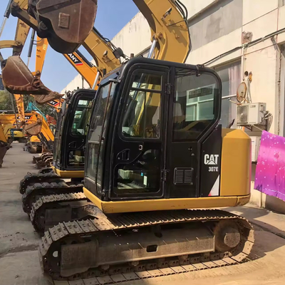Tweedehands graafmachine CAT 307D met originele hydraulische cilinder in goede staat