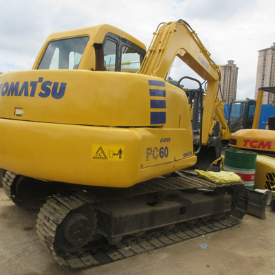 Japan Originele Komatsu PC60-7 PC55MR Mini Graafmachine 20 ton met 0.37CBM Bucket Capaciteit