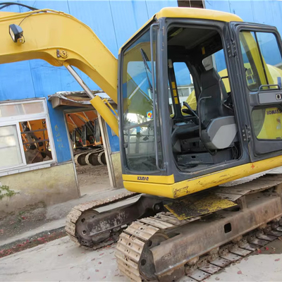 Oliebesparende eigenschap KOMATSU PC70-8 Tweedehands graafmachine met originele hydraulische pomp