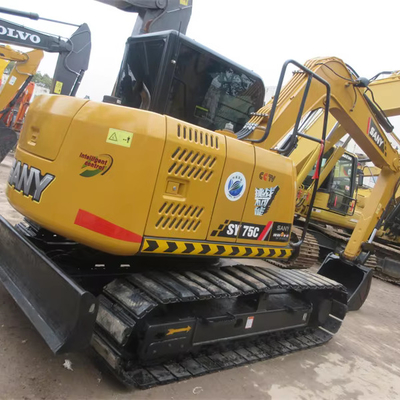 Sany sy75c graafmachine in goede staat 7,5 ton Gebruikte graafmachine voor bouwprojecten