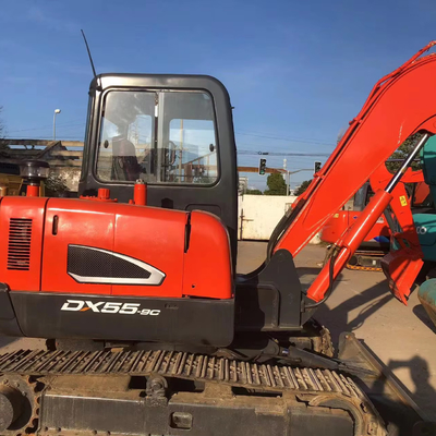 Doosan Dx55 5 ton mini graafmachine gebruikt met 1200 werkuren en 0,21 emmercapaciteit