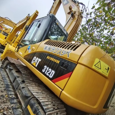Gebruikte CAT 312D 12 ton Amerikaanse graafmachine originele Japanse tweedehands met machinegewicht
