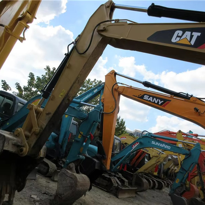Gebruikte Digger Cat Excavator Goede Cat 312D Crawler Excavator op een